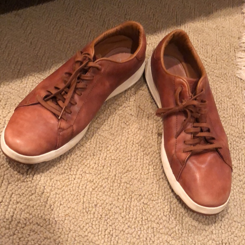 Cole Haan GrandPro Brown Faux Leather Sneakers 12M Men
